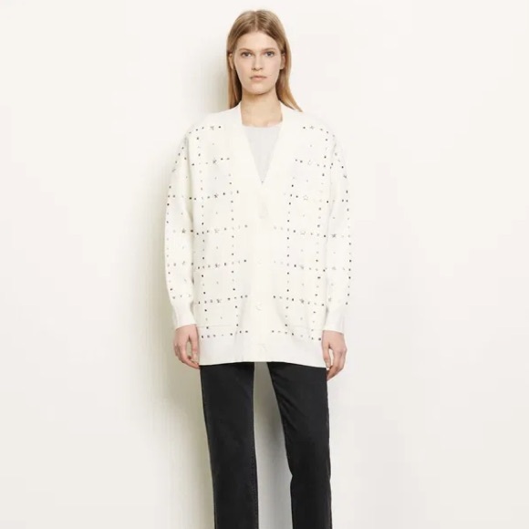 Sandro Stars Embellished Oversized Cardigan - Picture 6 of 17